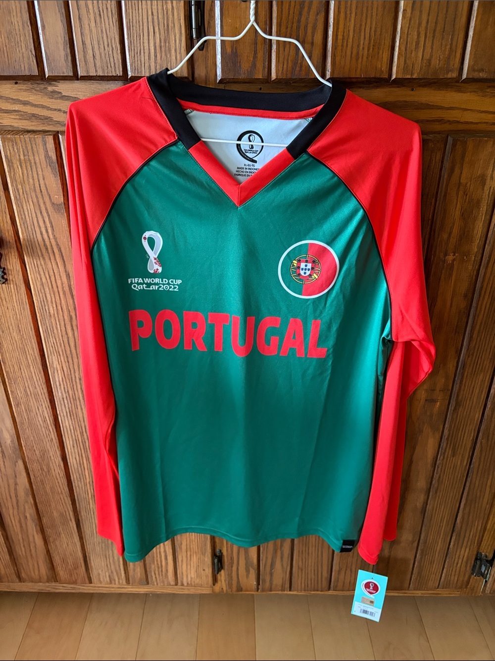 Portugal official FIFA World Cup 2022 Long sleeve jersey Size XL